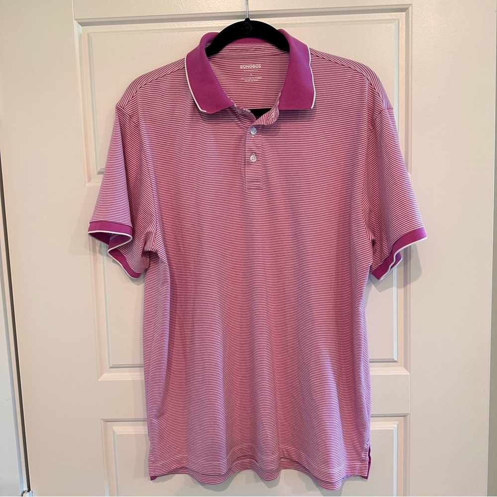 Bonobos men’s polo striped size L